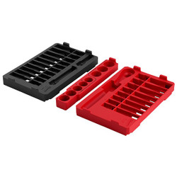 Milwaukee Tool SocketTray,Black,Red,Plastic,19in,1PK 48-22-9487T