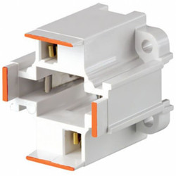 Leviton Lampholder,75 W,White,2-Pin (G24d-3) 26725-213