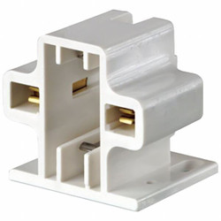 Leviton Lampholder,75 W,White,2-Pin (G23) 26719-200
