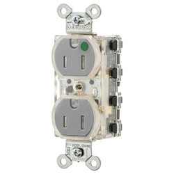 Hubbell Snapconnect receptacle SNAP8200GYLTR