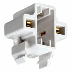 Leviton Lampholder,75 W,White,2-Pin (G23)  26719-100