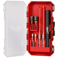 Milwaukee Tool Rotary Hammer Drill Bit Set,Hex Shank 48-20-9097