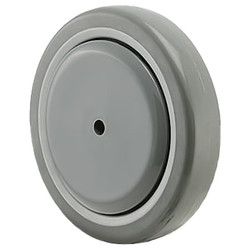 Shepherd Caster Wheel,4"x1-1/4",Gray WH04.0X1.25TPU33(GG)375