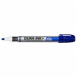 Markal Temporary Ink Marker,Valve,5-3/4" L,Blue 96325