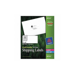 Avery Laser/Inkjet Label,2" H,4" W,PK100 AVE48163