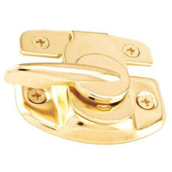 Primeline Tools Window Lock,Gold,25/32 in L,2 1/4 in W U 9924