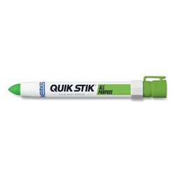 Quik Stik® All Purpose Solid Paint Marker, 11/16 in Tip, 6 in L, Fluorescent Green