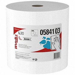 Kimberly-Clark Professional Dry Wipe Roll,12-1/4" x 12-1/2",White  05841