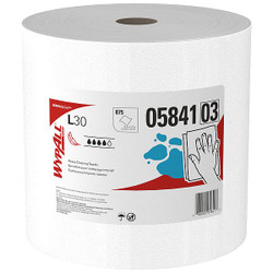 Kimberly-Clark Professional Dry Wipe Roll,12-1/4" x 12-1/2",White 05841
