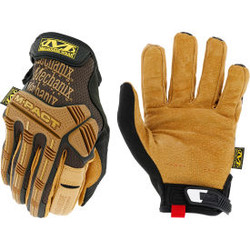 Mechanix Wear Durahide M-Pact Leather Work Gloves Brown Large