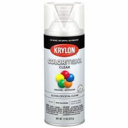 Colormaxx Spray Paint,Gloss,Crystal Clear,11 oz K05515007