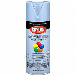 Colormaxx Spray Paint,Gloss,Peekaboo Blue,12 oz K05530007