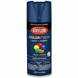 Colormaxx Spray Paint,Gloss,Navy Blue,12 oz K05529007