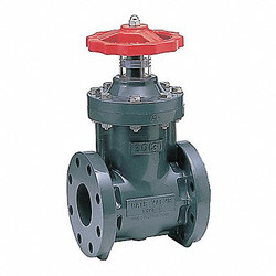 Asahi Gate Valve,4" Pipe Size,Polypropylene 1251040