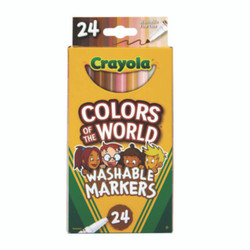 Crayola® MARKER,WRLD,WSHBL,FINE,24 58-7810