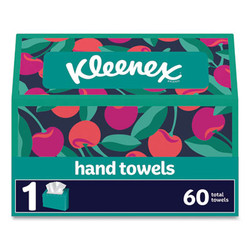 Kleenex® Everyday Hand Towels, 1-Ply, 8 x 9.1, White, 60 Towels/Box 38586