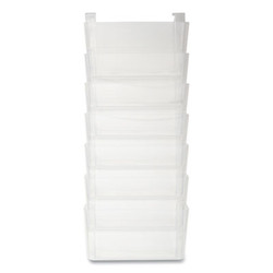 TRU RED™ FILE,WALL,LETTER,7,CLEAR TR55347