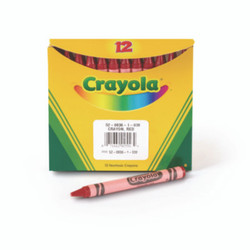 Crayola® Bulk Crayons, Red, 12/box 52-0836-038