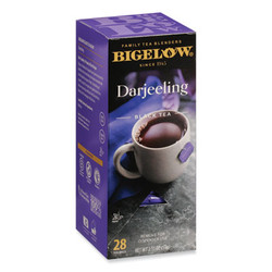 Bigelow® Darjeeling Black Tea Bags, 0.08 Tea Bag, 28/box RCB003491