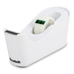Scotch® C18 Desktop Dispenser, 1" Core, White C18-W