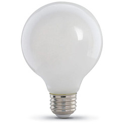 Feit Electric LED,5.5 W,G25,Medium Screw (E26),PK3  G2560W927CA/FIL/3/RP