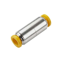 Parker Fitting,8 mm,Brass,Push-to-Connect 62PLP-8M