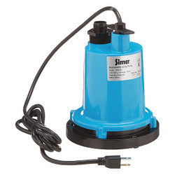 Simer Plug-InUtilityPump,8ft,12in H,115VAC 2300-04