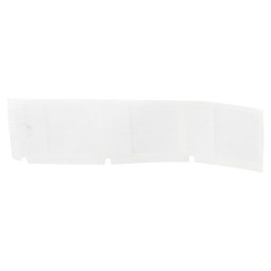 Brady Precut Label Roll Cartridge,Clear/White M4-143-427