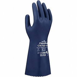 Showa Chemical-Resistant Gloves,Blue,L/9,PR CN750L-09