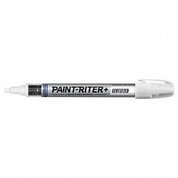 Markal Liquid Paint Marker,Valve,2-1/4" L,White 96880