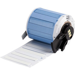 Brady Sleeve,1 3/4 in W,21/64 in H,Die-cut M6-187-175-342-WT