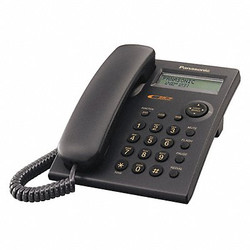 Panasonic Telephone,Analog,1 Handsets,1 Lines,Blk KX-TSC11B