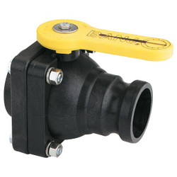 Banjo Manual 2-Way Ball Valve,NPT,Polypro VSF204FP