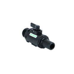 Banjo Manual 2-Way Ball Valve,NPT,Polypro LVHB075MTV