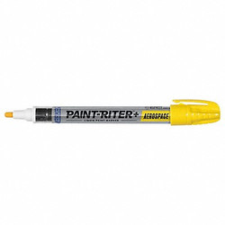 Markal Liquid Paint Marker,Valve,2-1/4"L,Yellow 96893