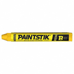 Markal Solid Paint Markers,Yellow,4-1/2" L 80251