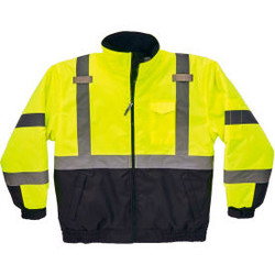 ErgodyneGloWear 8377 Type R Class 3 Quilted Bomber Jacket Lime S 25622