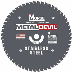 Morse Circular Saw Blade,8 in Blade,56 Teeth  102711-WWG