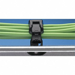 Panduit Cable Tie Mount,Button,PK100 PBMS-H25-C