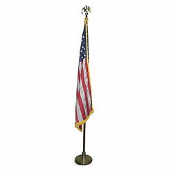 Nylglo US Flag Set,indoor,4x6 Ft 31500
