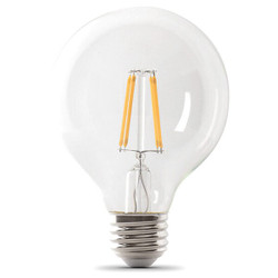 Feit Electric LED,3.8 W,G25,Medium Screw (E26),PK3 G2540/927CA/FIL/3/RP