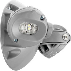 Lithonia Lighting Remote Head,8 to 30 V,LED,Cst Alum,Sil ELMRW LP220L DNAXD T