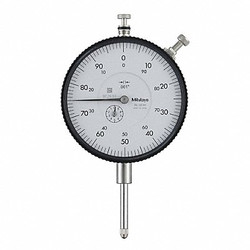 Mitutoyo Dial Drop,0 to 1" Range,78 mm Dial Size 3416A