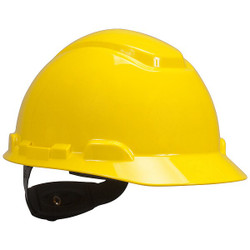 3m Hard Hat,Hi-Viz Yellow,7-3/4 76447-NUV-H702RL