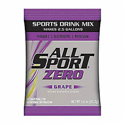 All Sport Sports Drink Mix,Grape Zero Flavor,PK30  10124813