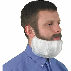 Kleenguard Beard Cover,PP,White,XL,PK1000 66816