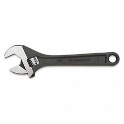 Crescent Adjustable Wrench,4in,Black Oxide Finish AT24VS