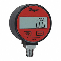 Dwyer Instruments Digital Industrial Pressure Gauge,LCD DPGA-09