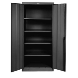 Hallowell Storage Cabinet,78"x36"x24",Black,4Shlv 815S24A-ME