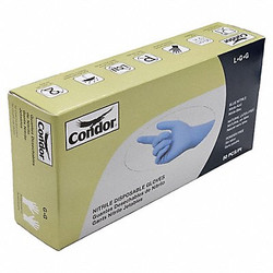 Condor Disposable Gloves,Nitrile,L,PK50 48UN17